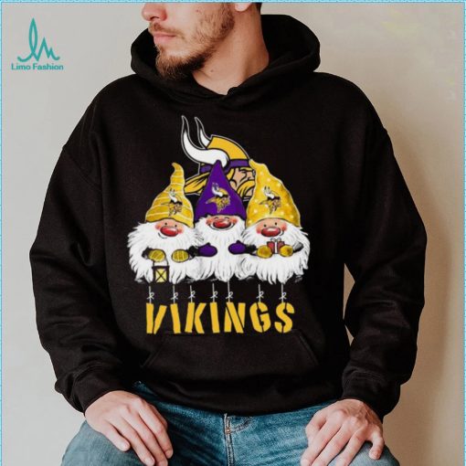 Xmas Mery Christmas Gnomies Minnesota Vikings Christmas New Design T Shirt