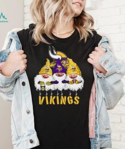 Xmas Mery Christmas Gnomies Minnesota Vikings Christmas New Design T Shirt