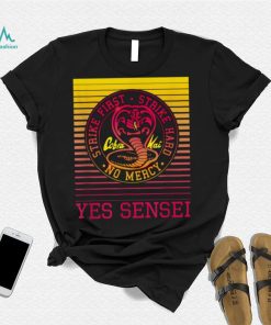 Yes Sensei Retro Gradient Cobra Kai Cobra Kai New Design T Shirt