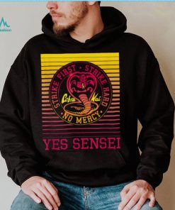 Yes Sensei Retro Gradient Cobra Kai Cobra Kai New Design T Shirt