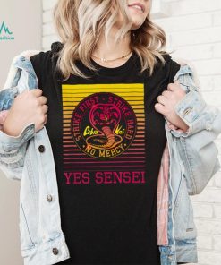 Yes Sensei Retro Gradient Cobra Kai Cobra Kai New Design T Shirt