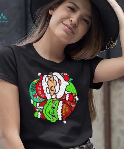 Yin and Yang I stole Christmas Santa Claus and Grinch shirt