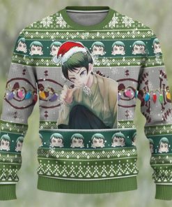 Yushiro Red Demon Slayer Chibi Demon Slayer Ugly Christmas Sweater