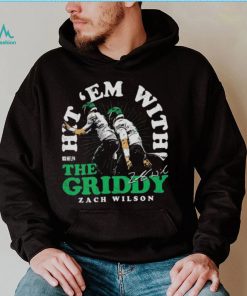 Zach Wilson New York Jets Hit ‘Em With The Griddy Signature Shirt