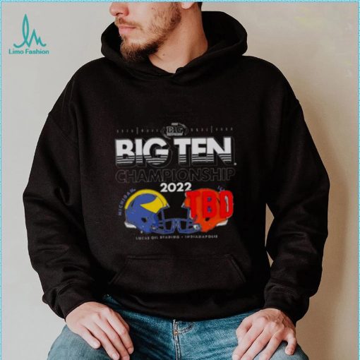 big Ten championship 2022 Michigan football vs TBD head to head shirt