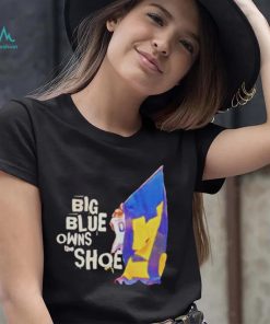 big blue owns the shoe Michigan Wolverines football shirt