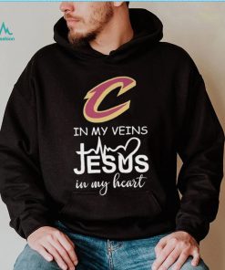 cleveland cavaliers in my veins jesus in my heart shirt Shirt