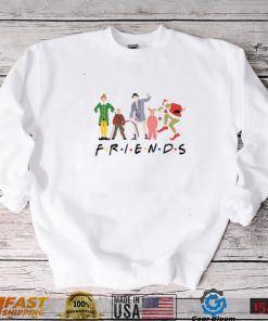 Christmas Character Friends Shirt Winter Gift Vintage Xmas Tee