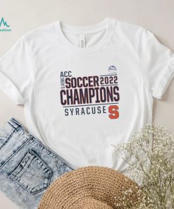 syracuse orange 2022 acc mens soccer conference tournament champions t shirt Shirt