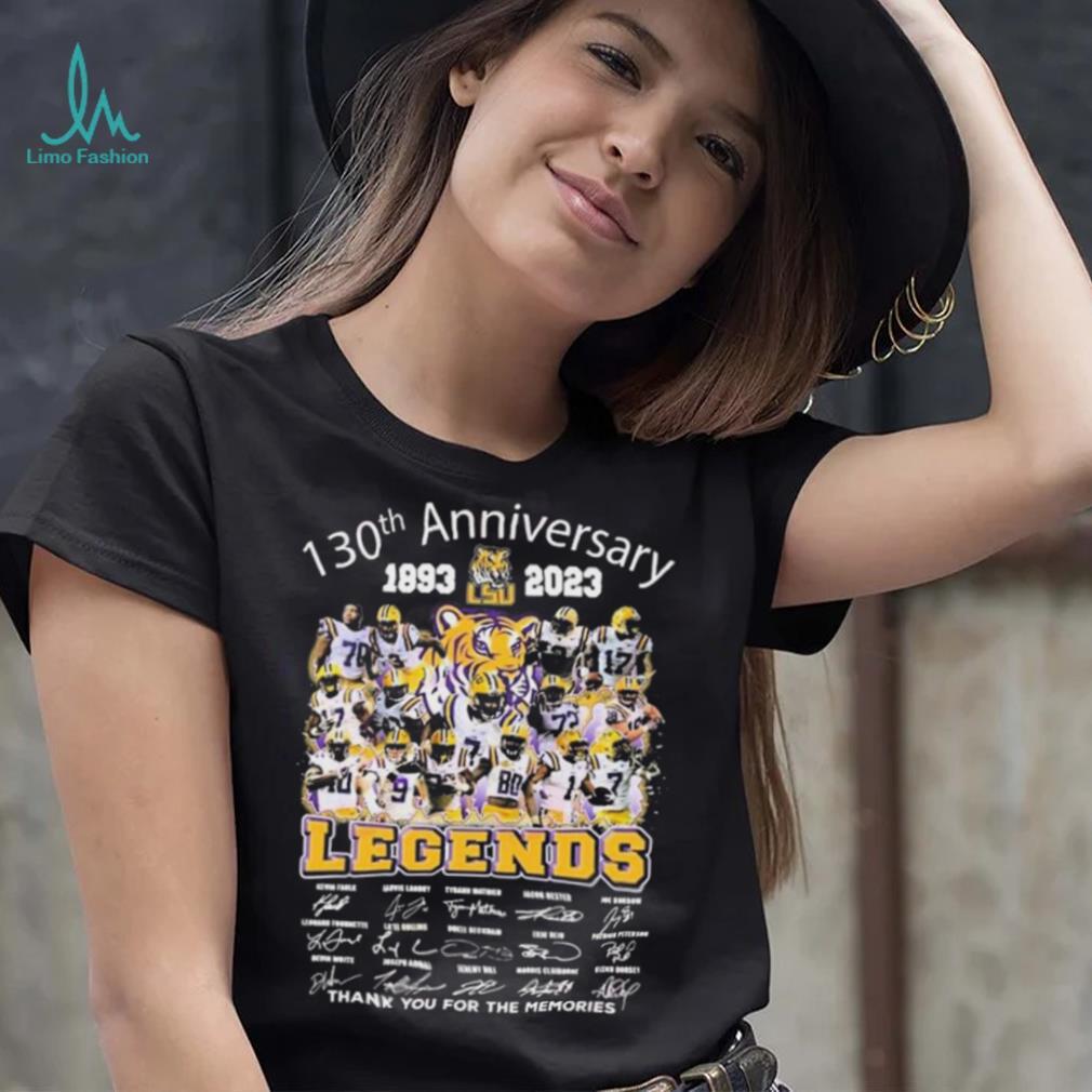 130th Anniversary 1893 2023 Lsu Tigers The Legends Thank You For The Memories T Shirt 130th Anniversary 1893 2023 Lsu Tigers The Legends Thank You For The Memories T Shirt