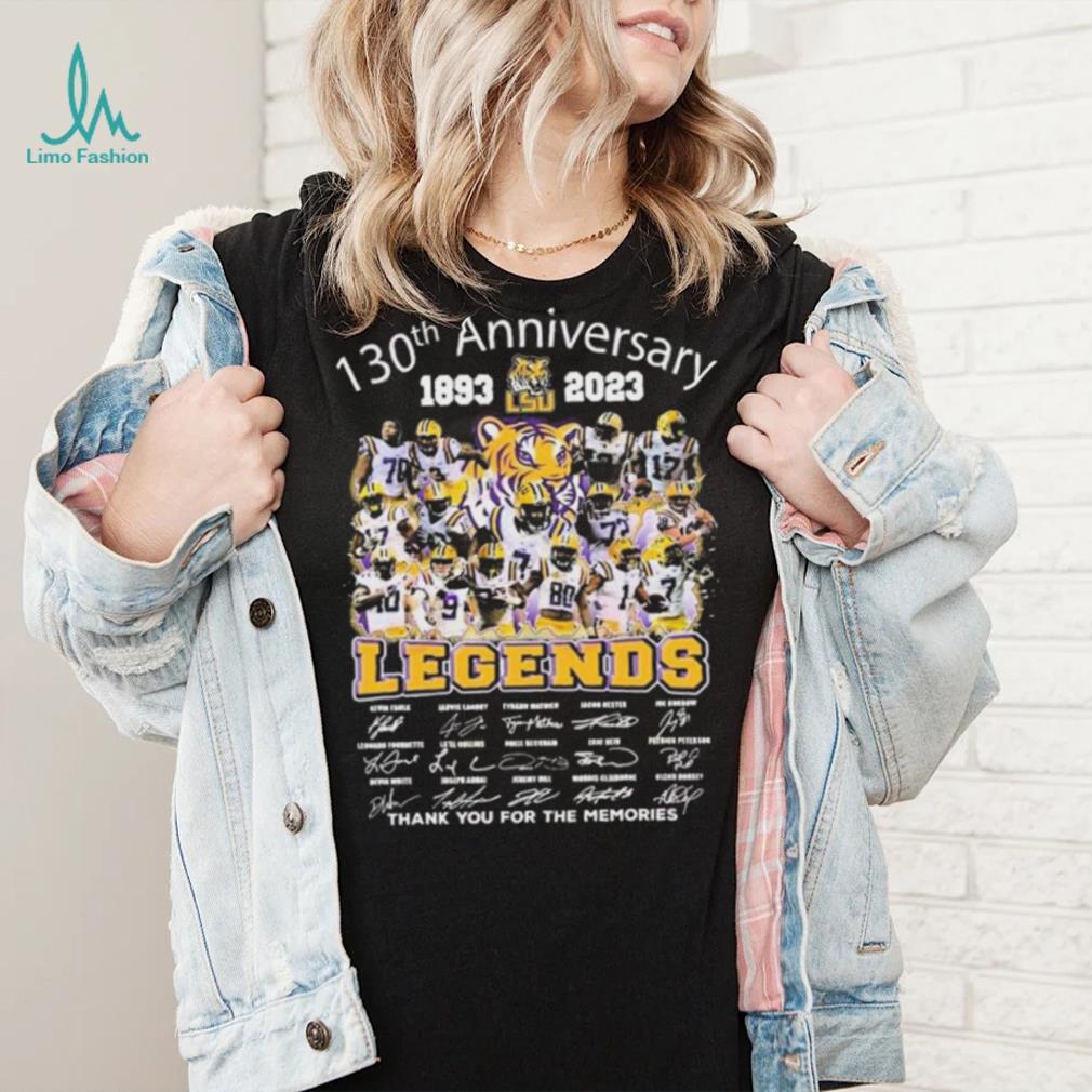 130th Anniversary 1893 2023 Lsu Tigers The Legends Thank You For The Memories T Shirt 130th Anniversary 1893 2023 Lsu Tigers The Legends Thank You For The Memories T Shirt