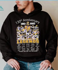 130th Anniversary 1893 2023 Lsu Tigers The Legends Thank You For The Memories T Shirt