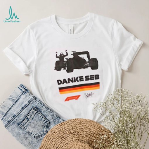 2 Sides Sebastian Vettel Danke Seb Signature Mick Schumacher Shirt