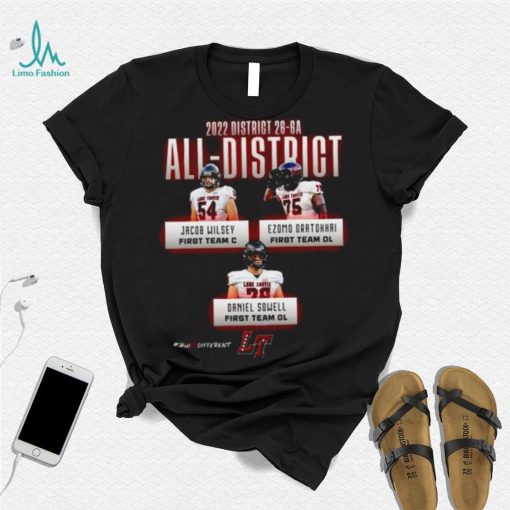 2022 District 26 6A All District Jacob Wilsey Ezomo Oratokhai Daniel Sowell shirt