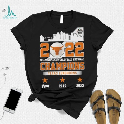 2022 NCAA Women’s Volleyball National Champions Texas Longhorn Skyline Shirt