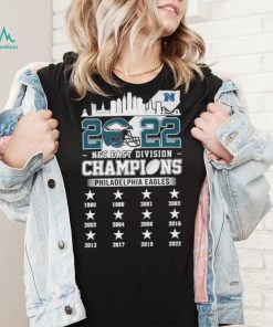 2022 NFC East Champions Philadelphia Eagles Skyline Shirt