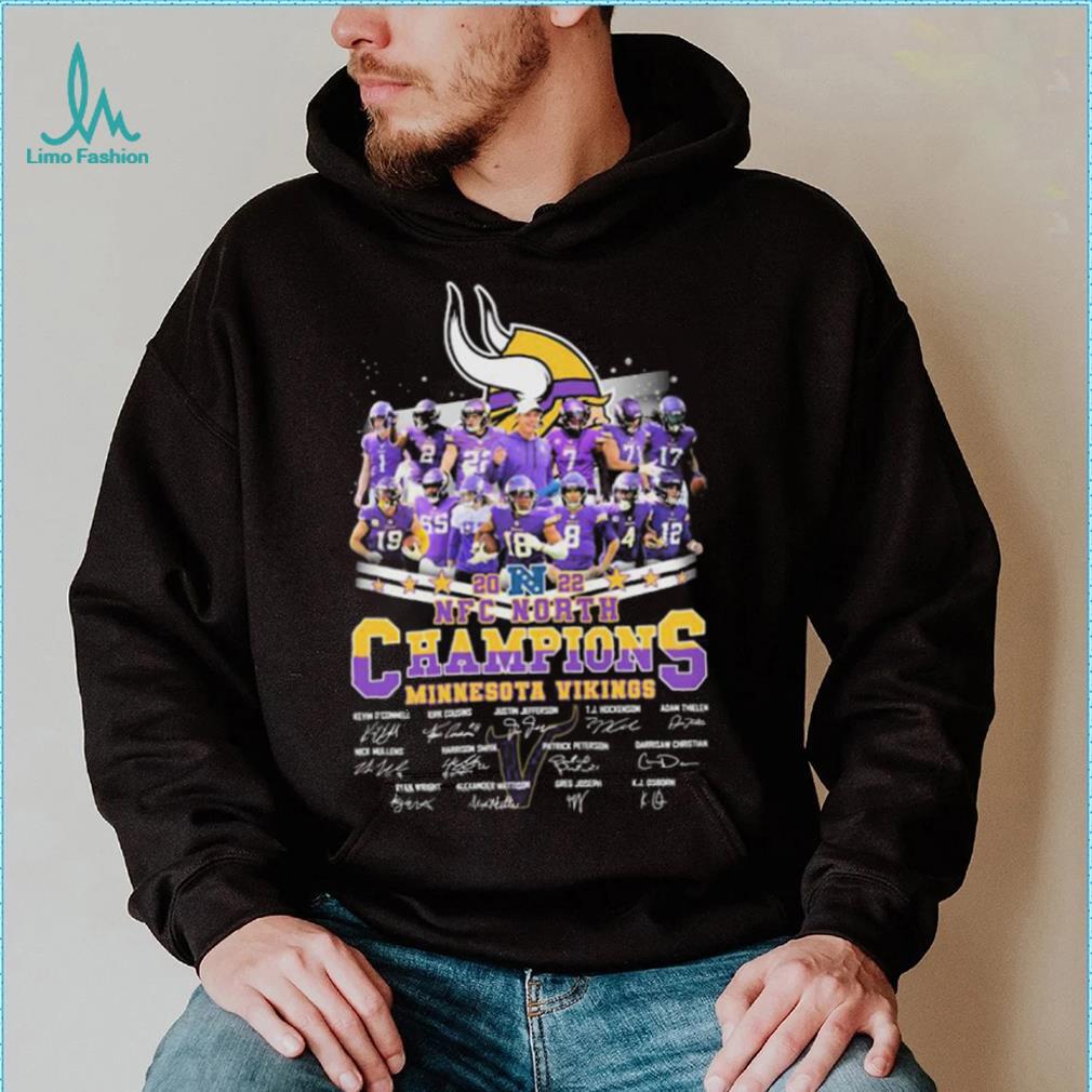 2022 Minnesota Vikings NFC North Champs t-shirt, hoodie, sweater