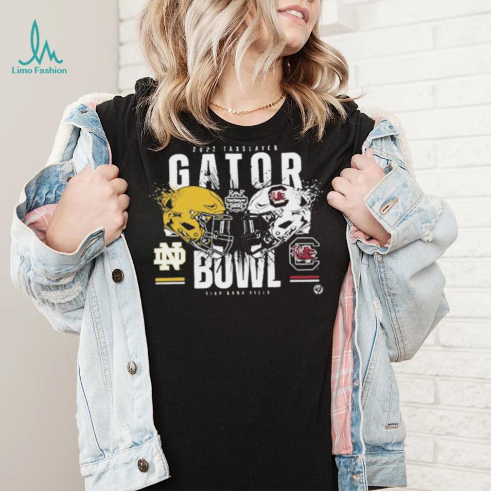 2022 Taxslayer Gator Bowl South Carolina Gamecocks vs Notre Dame Fighting Irish Shirt 2022 Taxslayer Gator Bowl South Carolina Gamecocks vs Notre Dame Fighting Irish Shirt