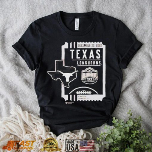 2022 Valero Alamo Bowl Texas Longhorns December 29 2022 Alamodome San Antonio Tee Shirt