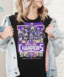 2022 Washington Apple Cup Champions Teams Shirt Lad