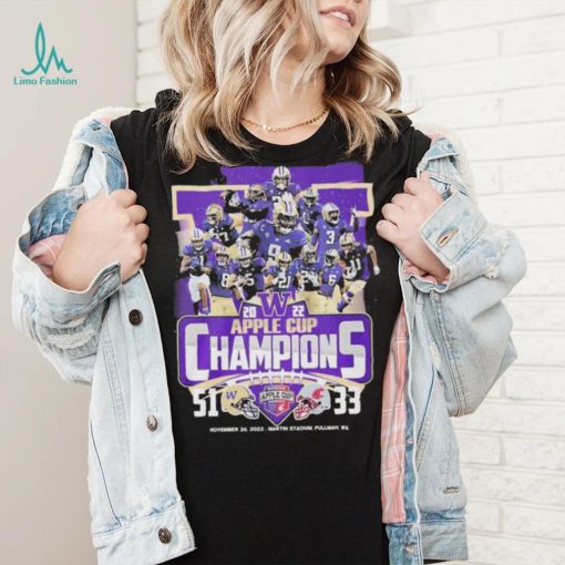 2022 Washington Apple Cup Champions Teams Shirt Lad