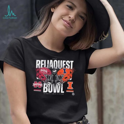 2023 ReliaQuest Bowl Game Matchup Mississippi State Vs Illinois Shirt