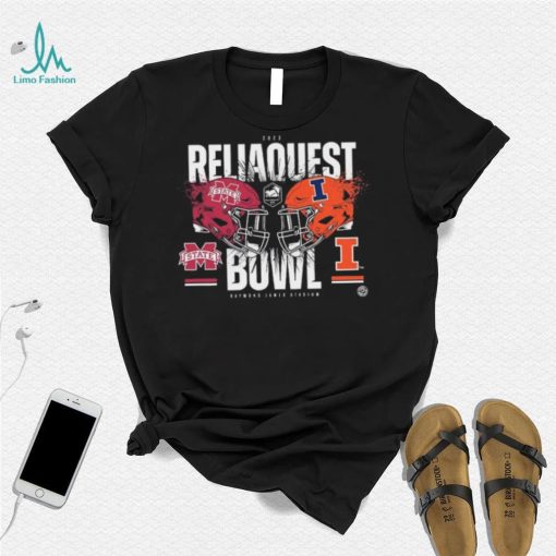 2023 ReliaQuest Bowl Game Matchup Mississippi State Vs Illinois Shirt