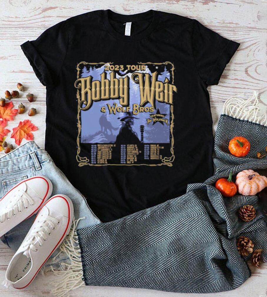 2023 tour Bob weir bobby weir & wolf Bros winter tour featuring the wolfpack shirt 2023 tour Bob weir bobby weir & wolf Bros winter tour featuring the wolfpack shirt