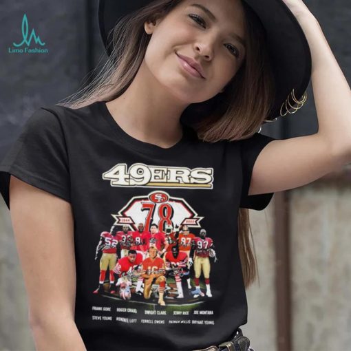 49 Ers Frank Gore Roger Craig Dwight Clark Jerry Rice Joe Montana Shirt