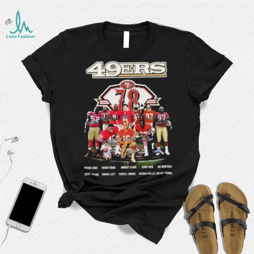 49 Ers Frank Gore Roger Craig Dwight Clark Jerry Rice Joe Montana Shirt