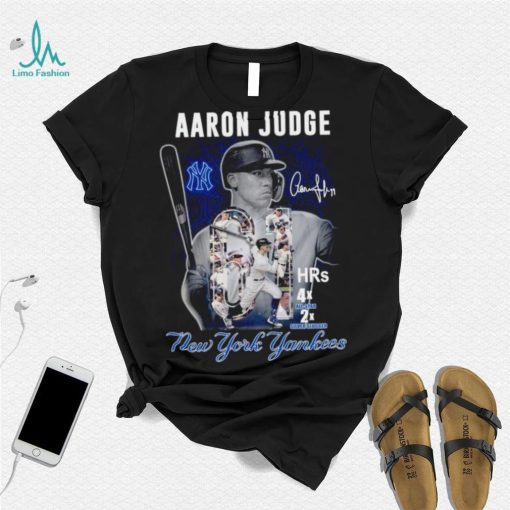 Aaron Judge 61 HRs New York Yankees Signature 2022 Mens Shirt