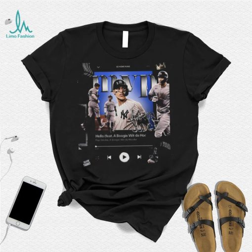 Aaron judge 62 home runs American league mvp logo shirt