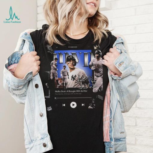Aaron judge 62 home runs American league mvp logo shirt