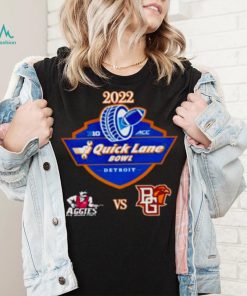 Aggies of new mexico vs falcons of bowling green ohio 2022 quick lane bowl shirt