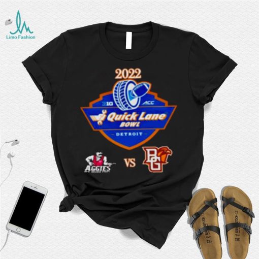 Aggies of new mexico vs falcons of bowling green ohio 2022 quick lane bowl shirt