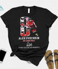 Alex Ovechkin 800 Career Goals Thank You For The Memories T Shirt