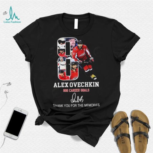 Alex Ovechkin 800 Career Goals Thank You For The Memories T Shirt