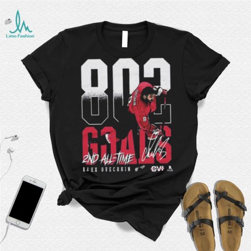 Alex Ovechkin Washington Capitals 2nd All Time Goals Shirt
