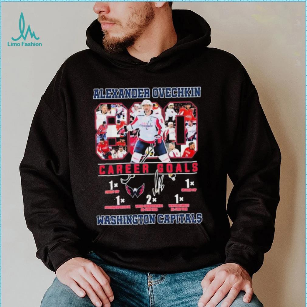 Alex Ovechkin 800 Career Goals Washington Capitals signatures shirt, hoodie,  sweater, long sleeve and tank top