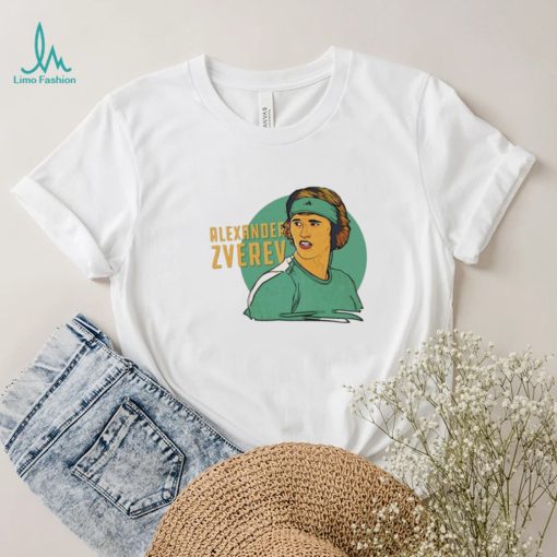 Alexander Zverev Champion Green Art Shirt
