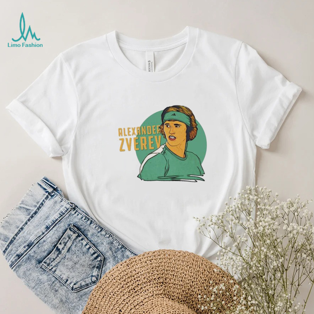 Alexander Zverev Champion Green Art Shirt Alexander Zverev Champion Green Art Shirt