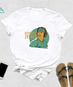 Alexander Zverev Champion Green Art Shirt