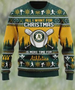 All I Want For Christmas Is More Time For Athletico Ugly Christmas Sweater