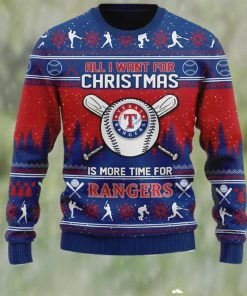 All I Want For Christmas Is More Time For Rangers Ugly Christmas Sweater