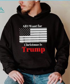 All I Want For Christmas Is Trump American Flag T Shirt