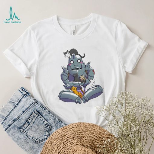 Alphonse Elric Fullmetal Alchemist Brotherhood Cats Design Shirt
