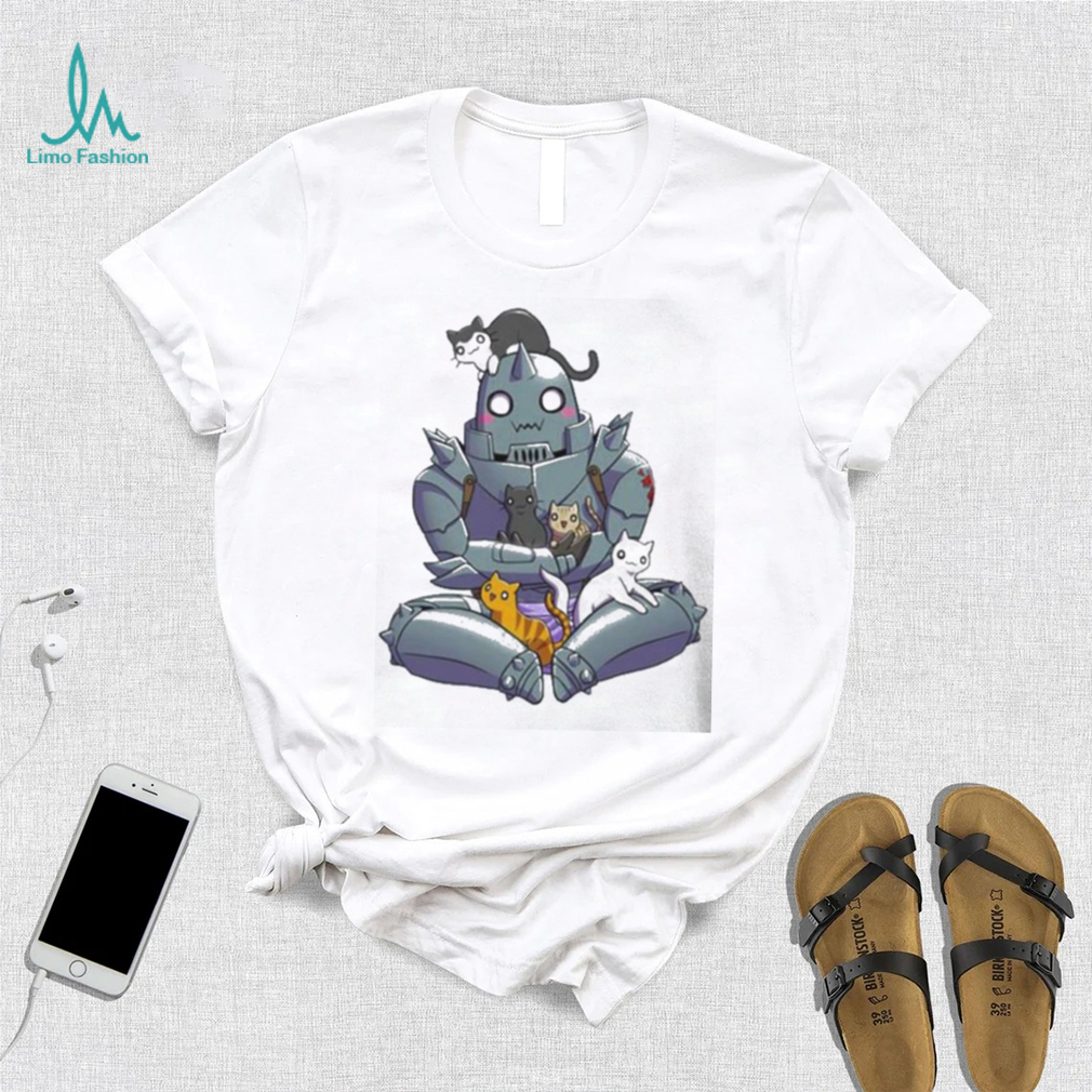 Alphonse Elric Fullmetal Alchemist Brotherhood Cats Design Shirt Alphonse Elric Fullmetal Alchemist Brotherhood Cats Design Shirt