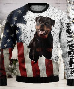 American Rottweiler Christmas Ugly Christmas Sweater