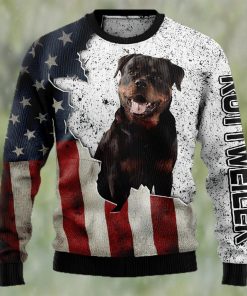 American Rottweiler Christmas Ugly Christmas Sweater