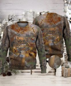 Animal Hunting Ugly Christmas Sweater